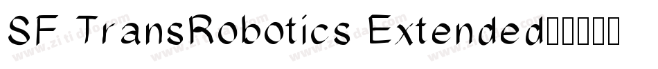 SF TransRobotics Extended字体转换
